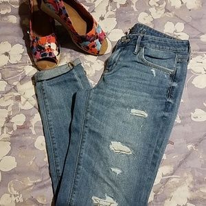 White House Black Market girlfriend jeans